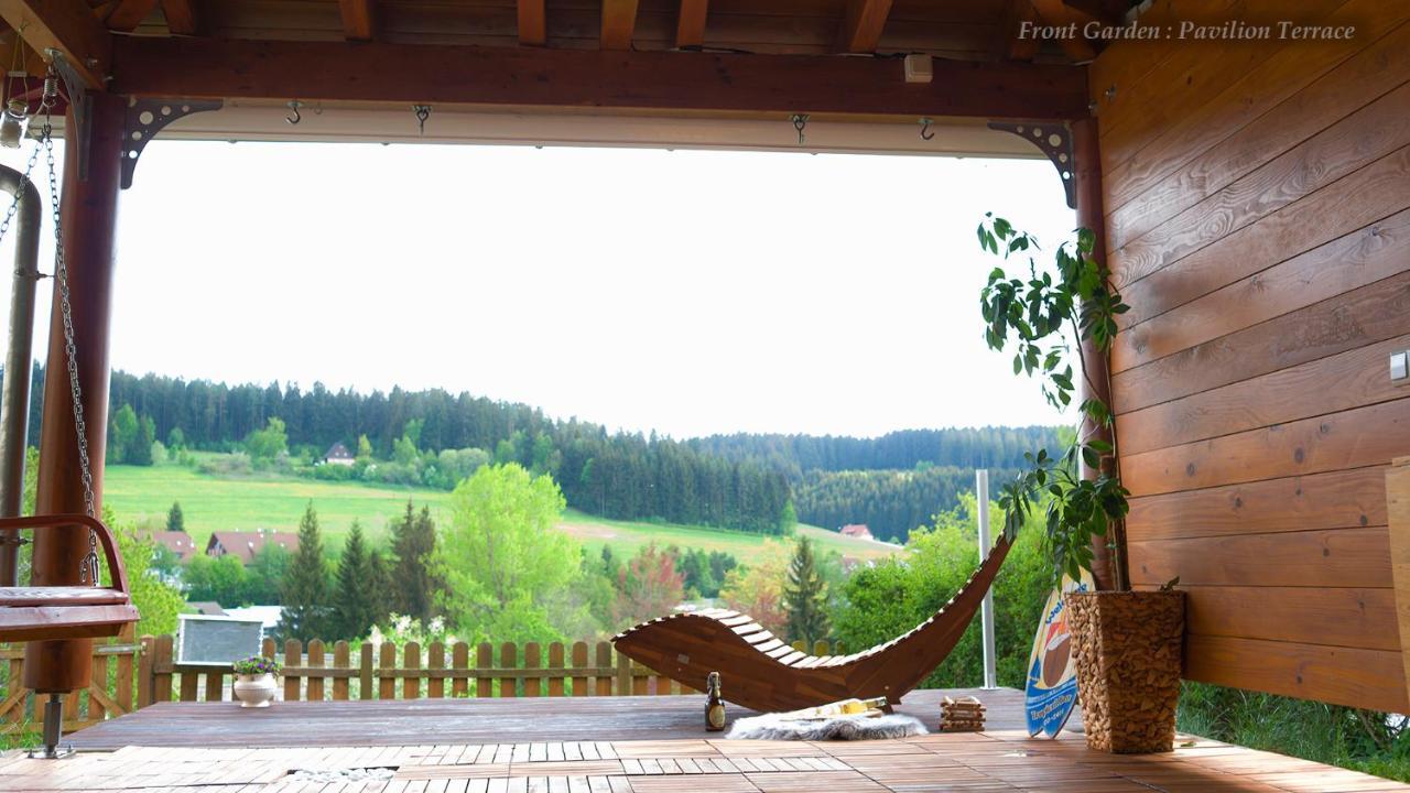 Entire House In Schwarzwald With Mountain View, Private Sauna, Gym, Garden And Terraces Unterkirnach Exteriér fotografie